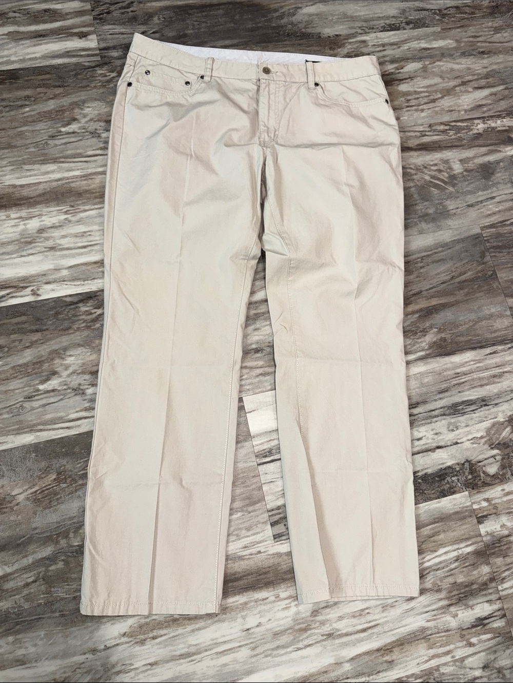 Claiborne khaki tan dress casual pants 36x30 lightweight